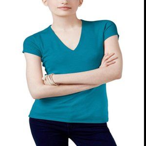 INC Women's Petites V Neck T-Shirt